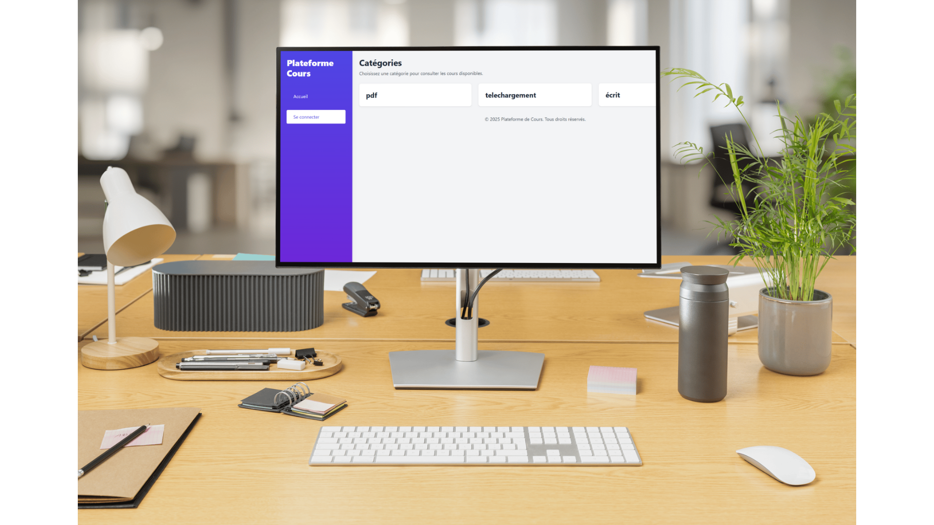 Plateforme de cours